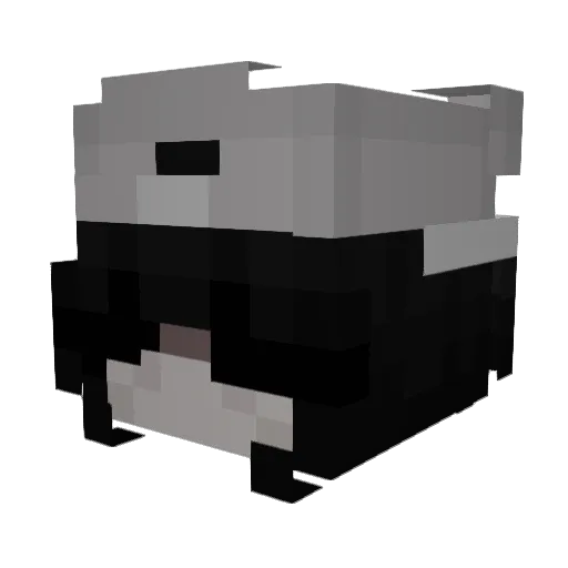 I_like Minecraft avatar head, 3D render