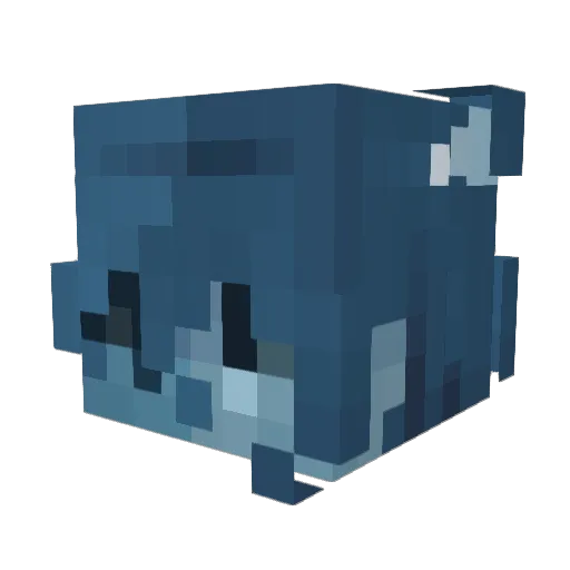 I_llumina Minecraft avatar head, 3D render