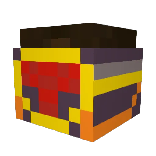 I_no_pidor Minecraft avatar head, 3D render