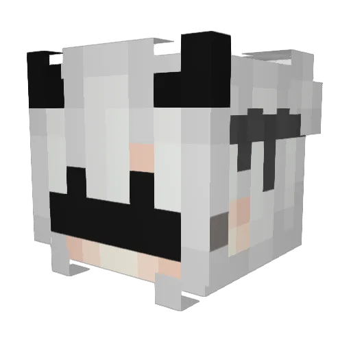 I_owl Minecraft avatar head, 3D render