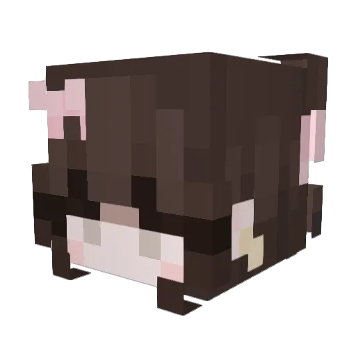 I_try2getLow Minecraft avatar head, 3D render