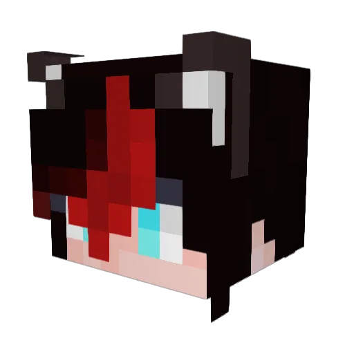 I_use_r_name Minecraft avatar head, 3D render
