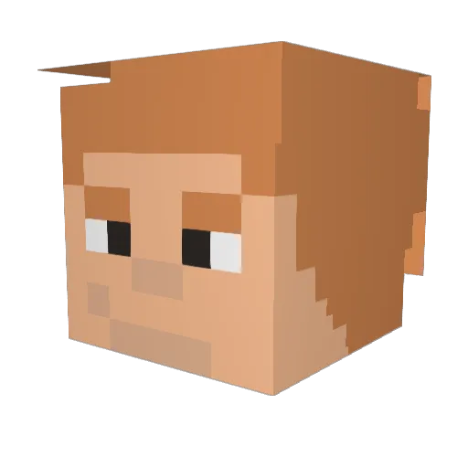 IaMDreamJr Minecraft avatar head, 3D render