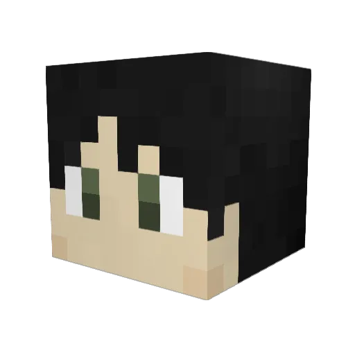 Iacobus Minecraft avatar head, 3D render
