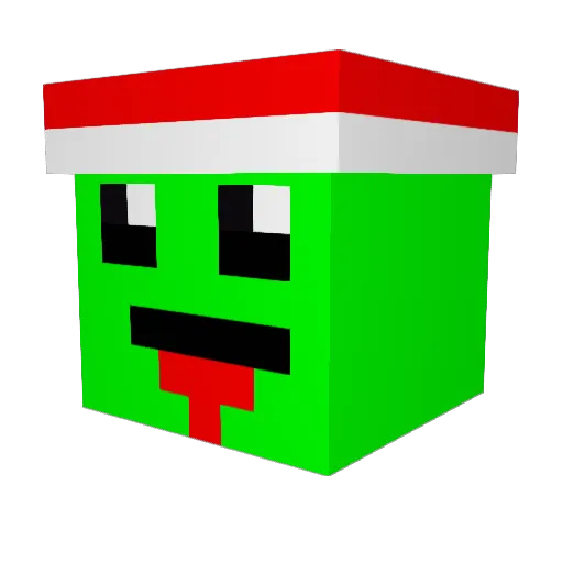 Iadorefish Minecraft avatar head, 3D render