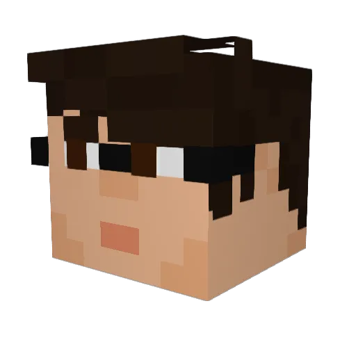 Iago5458 Minecraft avatar head, 3D render