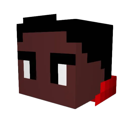 IagodGamer Minecraft avatar head, 3D render