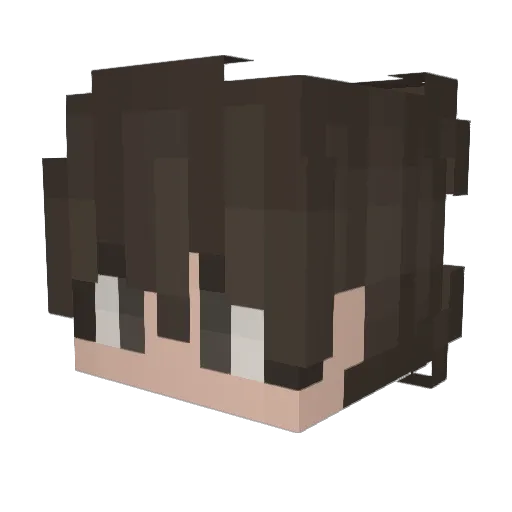 IamAce31 Minecraft avatar head, 3D render