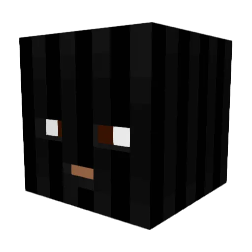 IamArda Minecraft avatar head, 3D render