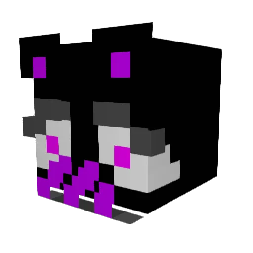 IamBESTY Minecraft avatar head, 3D render