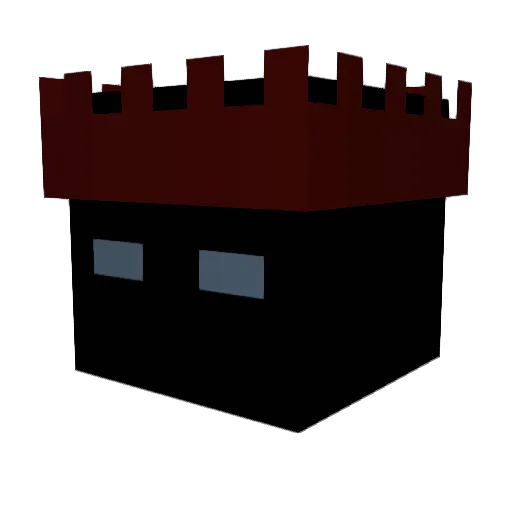IamBad_xD Minecraft avatar head, 3D render
