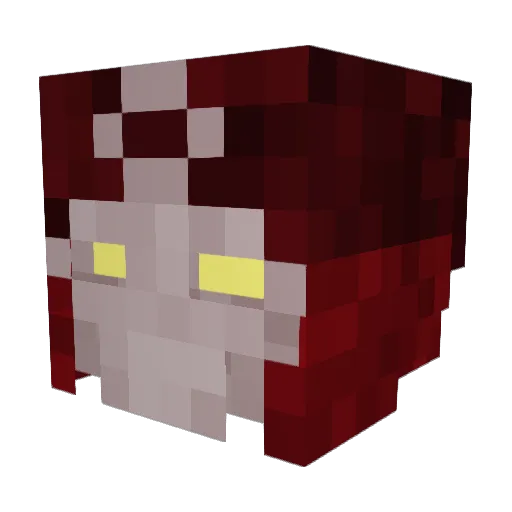 IamBastastic Minecraft avatar head, 3D render