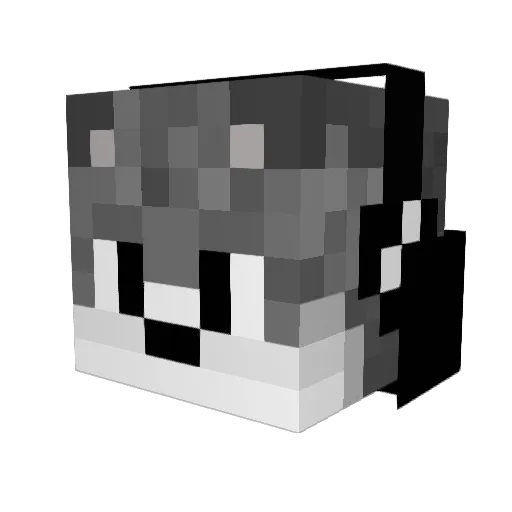 IamBen Minecraft avatar head, 3D render