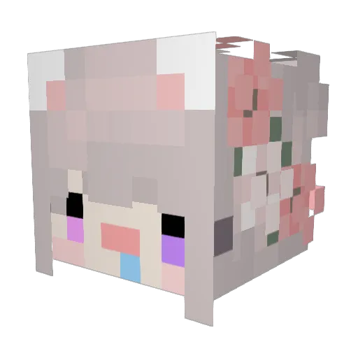 IamBenBen Minecraft avatar head, 3D render
