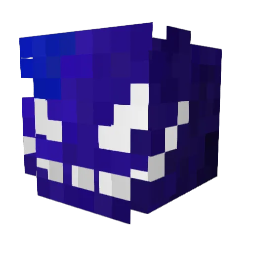IamBoubou10 Minecraft avatar head, 3D render