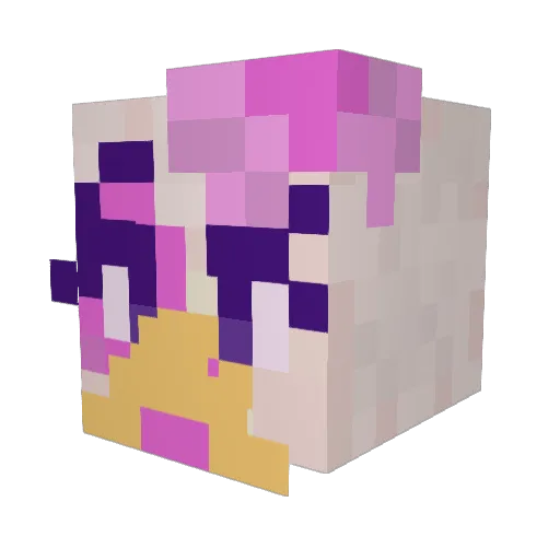 IamBubblez_ Minecraft avatar head, 3D render