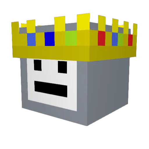 IamChileno_mp3 Minecraft avatar head, 3D render