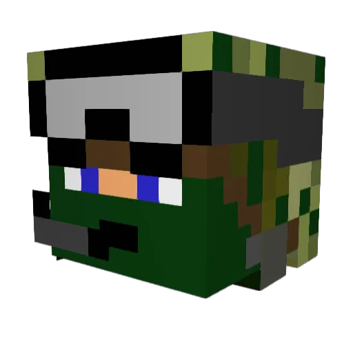 IamClassy Minecraft avatar head, 3D render