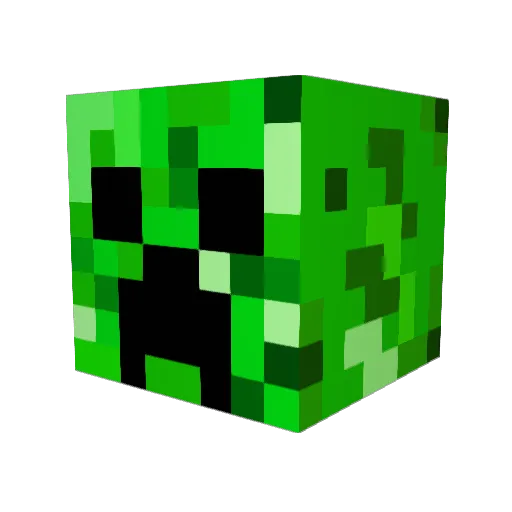 IamClemi Minecraft avatar head, 3D render