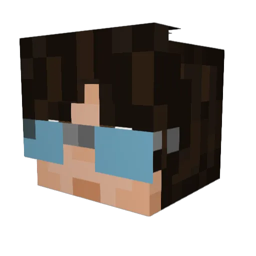 IamDefTones Minecraft avatar head, 3D render