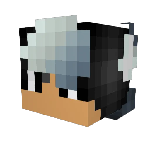 IamDragor Minecraft avatar head, 3D render