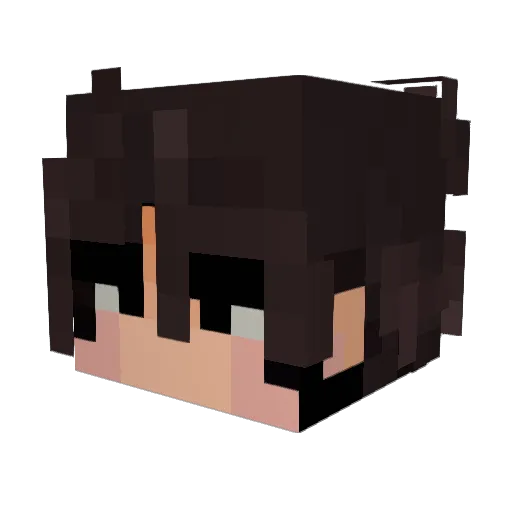 Minecraft-Avatar von IamHer0: Kopf als 3D-Render