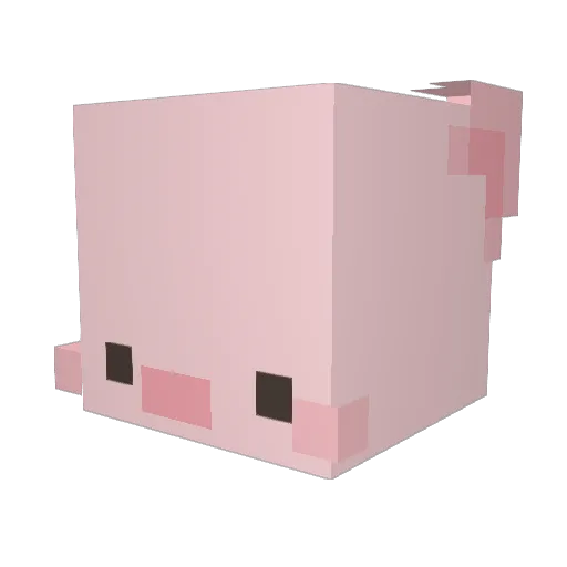 IamHotness Minecraft avatar head, 3D render