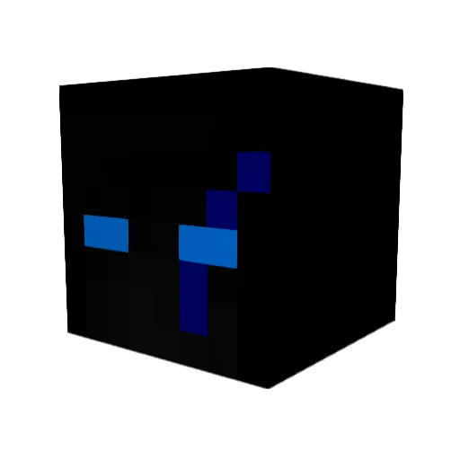 IamHuntgaming Minecraft avatar head, 3D render