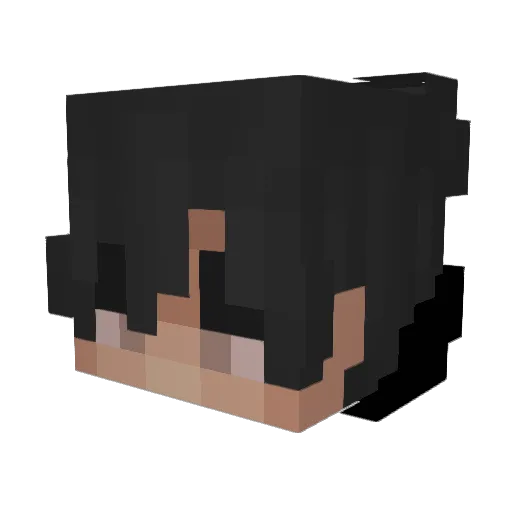 IamJeffL00l Minecraft avatar head, 3D render