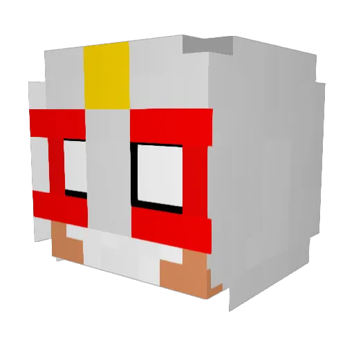 IamJulienN Minecraft avatar head, 3D render