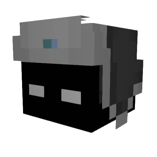 IamMChero Minecraft avatar head, 3D render