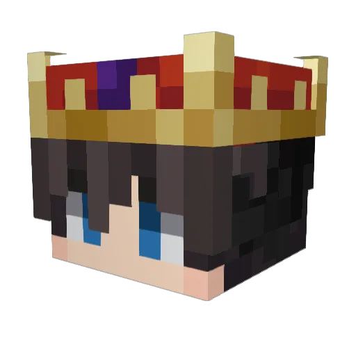 IamMachy17 Minecraft avatar head, 3D render