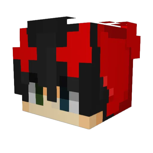IamManOfSteel1 Minecraft avatar head, 3D render