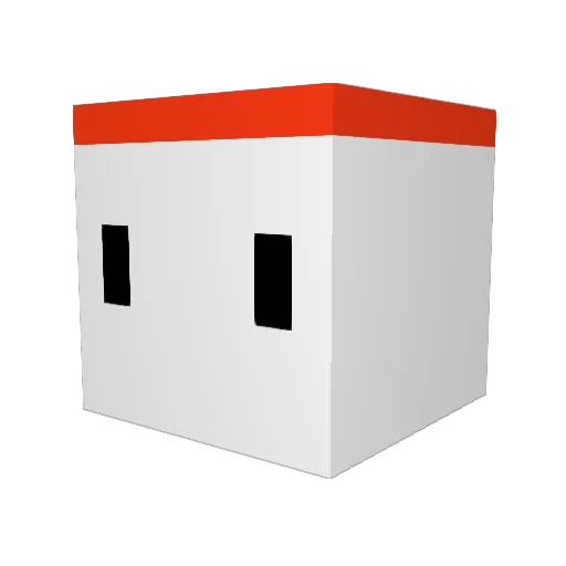 IamNorbert Minecraft avatar head, 3D render