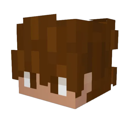 IamObamaX Minecraft avatar head, 3D render