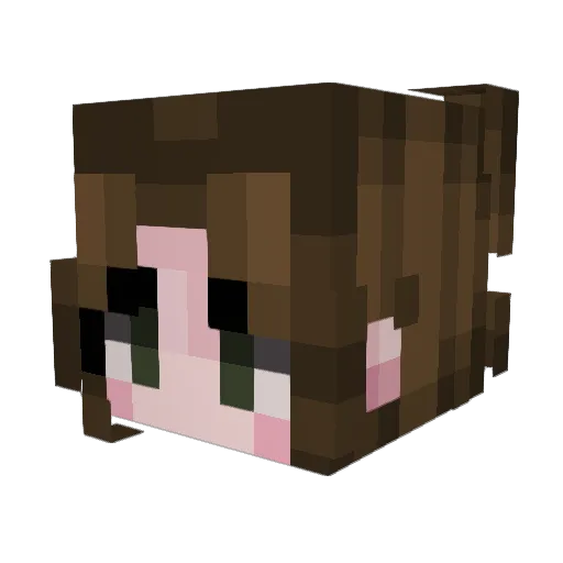 IamOstrich Minecraft avatar head, 3D render