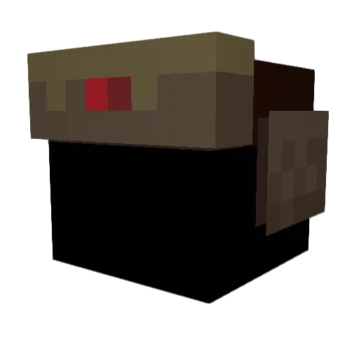 IamRageOP Minecraft avatar head, 3D render