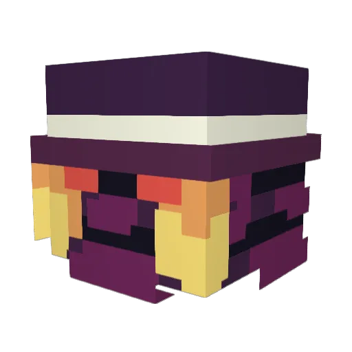 IamRostik Minecraft avatar head, 3D render