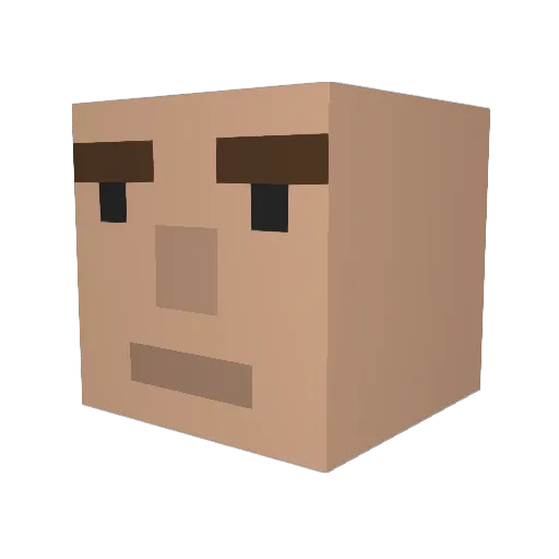 IamSinanEngin Minecraft avatar head, 3D render