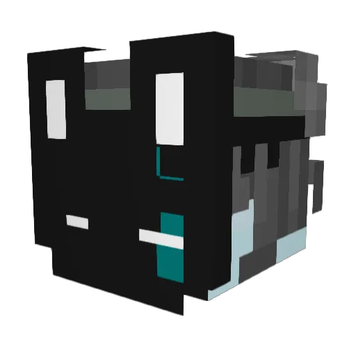 IamSoSilly Minecraft avatar head, 3D render