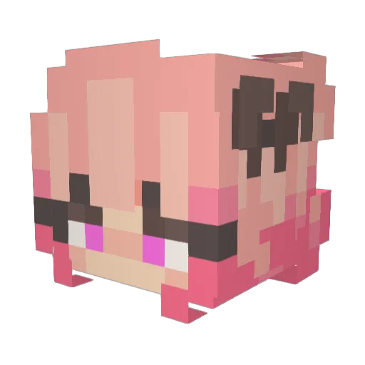 IamSolen Minecraft avatar head, 3D render