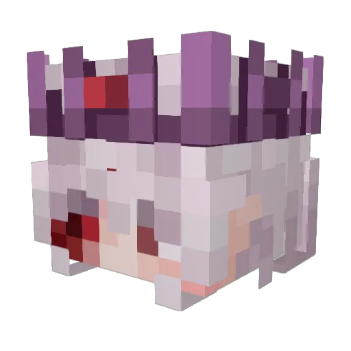 IamStormz Minecraft avatar head, 3D render