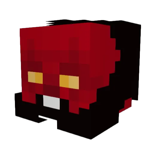 IamStove Minecraft avatar head, 3D render