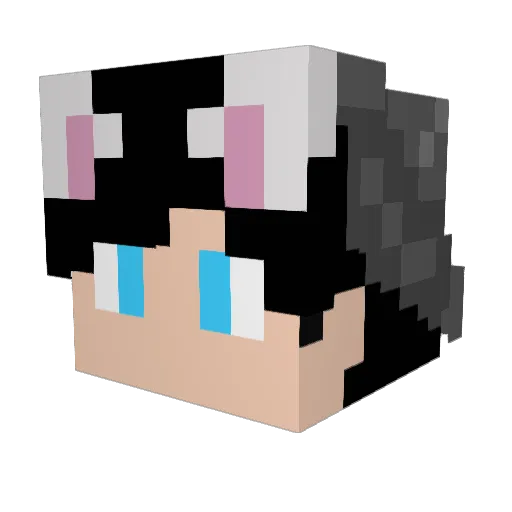 IamTartarus Minecraft avatar head, 3D render