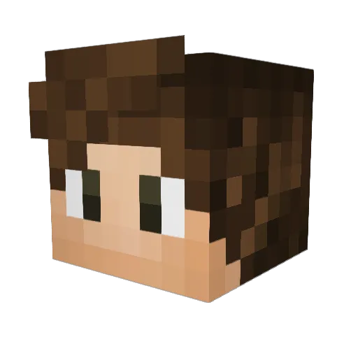 IamTheRealNick Minecraft avatar head, 3D render