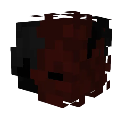 IamWardenz Minecraft avatar head, 3D render