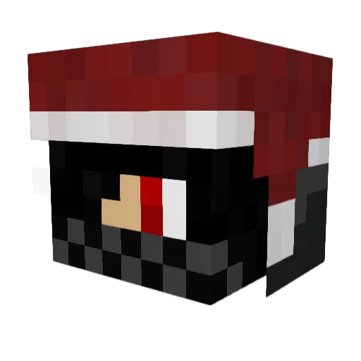 IamZingman444 Minecraft avatar head, 3D render