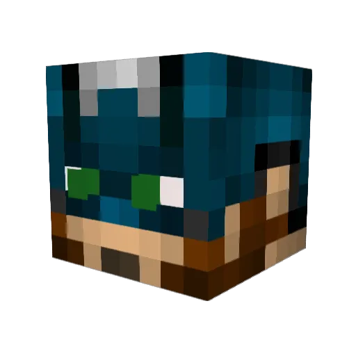 Iam_Iko99 Minecraft avatar head, 3D render