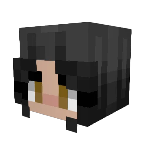 Iam_JennyX Minecraft avatar head, 3D render