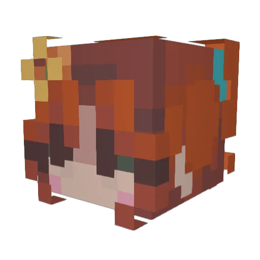 IamaGhost881 Minecraft avatar head, 3D render